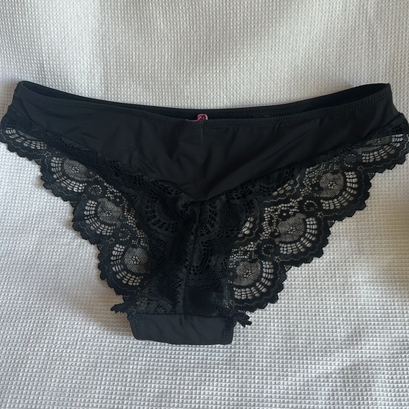 Adore Me Black Tibby Unlined Bra and Panty Set 36DD/M - Picture 6 of 11